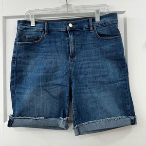 Ann Taylor Factory Medium Wash Jean Shorts